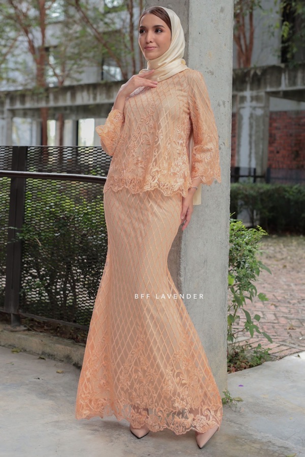 Kurung Mavis Lace Nude