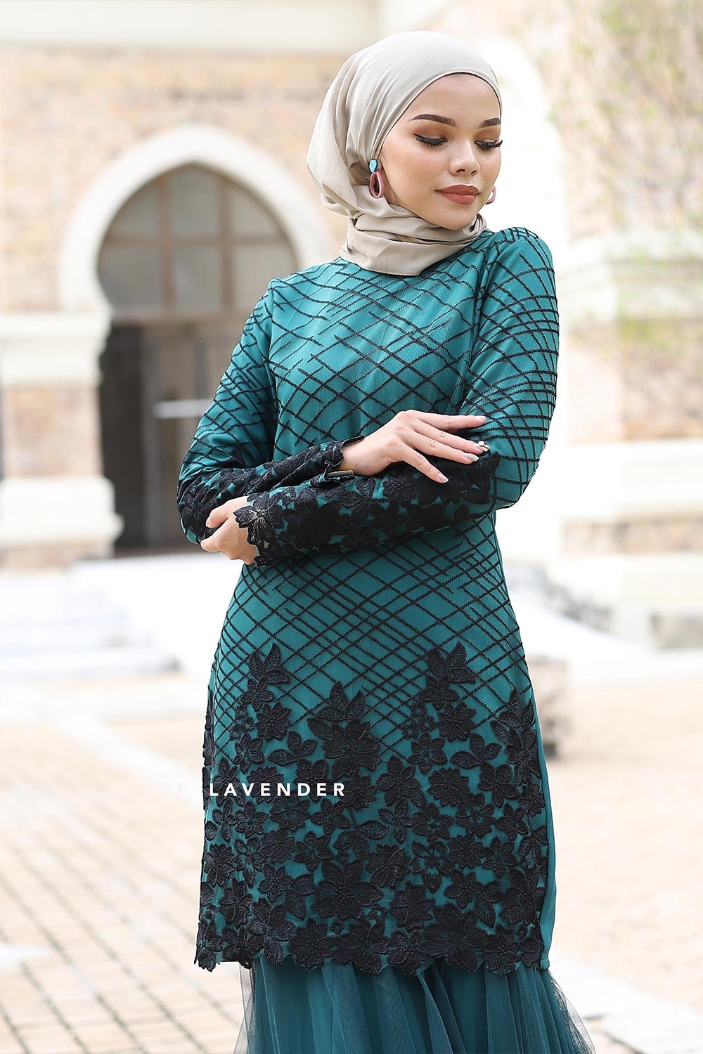  BAJU  KURUNG HAWWA EMERALD GREEN